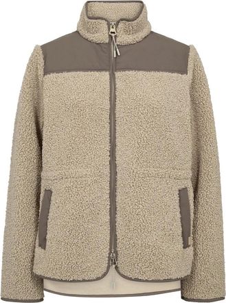Mos Mosh Faux Shearling Jas - Dames - Jassen - Grijs - XL - Jassen