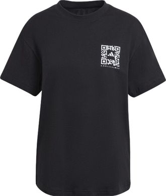 adidas (WMNS) adidas x Karlie Kloss Crop T-Shirt Asia Sizing Black HB1438