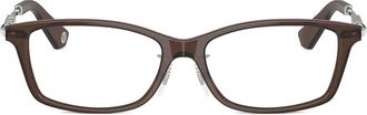 Burberry Sunglasses Bril met rechthoekig montuur - Bruin