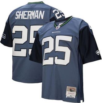 Mitchell & Ness Mens Mitchell & Ness Richard Sherman Blue Seattle Seahawks 2011 Legacy Replica Jersey at Nordstrom, Size Xx-Large
