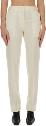 Jil Sander Tailored Wool Pants With Classic Waistband