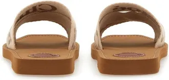 Chlo&eacute; Woody Slide Sandal - Ivory