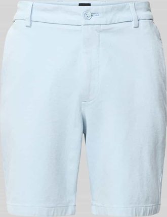 HUGO BOSS Modern Fit Chinoshorts aus Baumwoll-Mix Modell KANE1 in Hellblau, Gr&ouml;&szlig;e 50