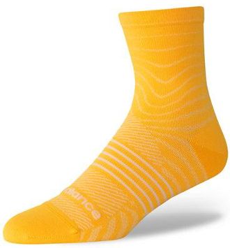 New Balance Unisexo Pro Run QTR Calcetines 1 Pair en Naranja, Nylon, Talla L
