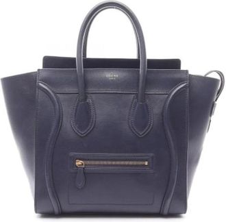 Celine Pre-owned Tote Bags, female, Blue, Size: ONE SIZE Pre-owned Vintage Tote Bag