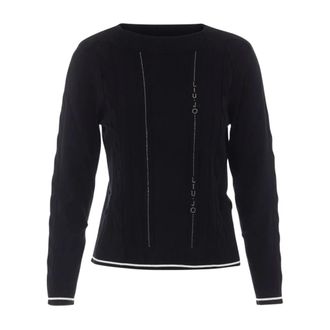 Liu Jo ECS Maglia Chiusa - Dames - Truien - Zwart - Maat: XS Viscose