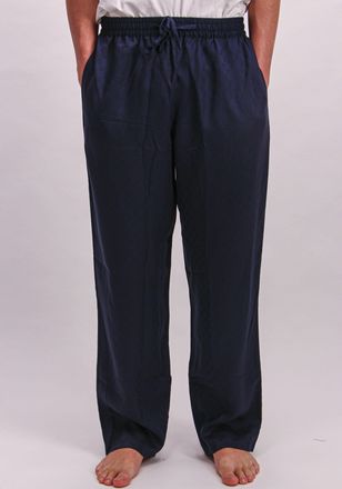 Joop Schlafhose JOOP, Herren, Gr. M, N-Gr, dunkelblau, Jacquard, Obermaterial: 100% Lyocell, unifarben, Hosen Schlafhose, Super Soft