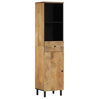 vidaXL Mueble De Ba&ntilde;o Madera Maciza De Mango 38x33x160 Cm Vidaxl