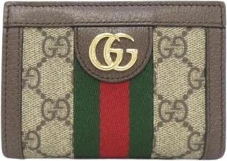 Gucci Pre-owned Ophidia Portemonnee (bi-fold) - Dames - Vintage Accessoires - Veelkleurig - ONE Size - Vintage