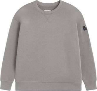 Ecoalf Urban Style Sweatshirt met Milieuboodschap - Dames - Sweatshirts - Grijs - M - Hoodies & sweatvesten