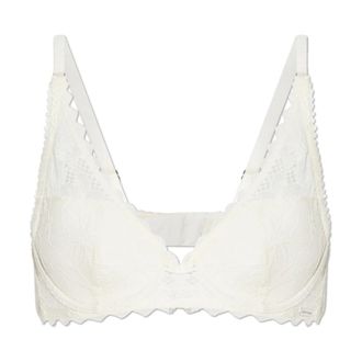 Emporio Armani Bras, female, White, Size: 34C US Eternal Lace Padded Balcony Bra