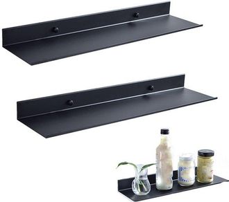 OEM Estante Para Ba&ntilde;o, 2 Piezas, Negro, 30 Cm, Estante Para Ba&ntilde;o, Estante Para Ducha, Estante, Estante Para Ba&ntilde;o, Cesta Para Ducha, Sala De Estar