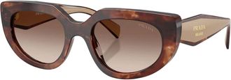 Prada Sunglasses, unisex, Brown, Size: 53 MM PR D02S Sunglasses