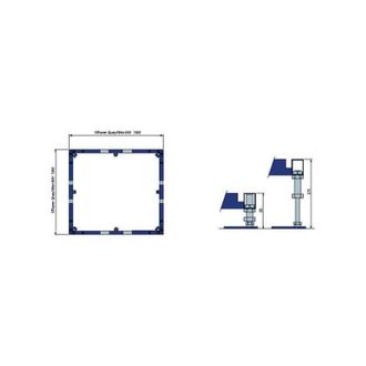Villeroy & Boch V&b Montagerahmen F&uuml;r Duschwannen Bis 1000x1000