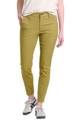 Toad & Co Earthworks Ankle Pant in Green Moss at Nordstrom, Size 14