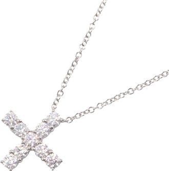 Harry Winston Diamond Necklace Pt950 Platinum