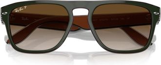 Ray-Ban Rb 4407 Zonnebrillen - unisex - Zonnebrillen - Groen - 57 MM - Accessoires