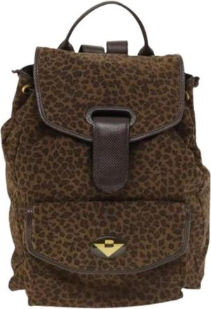 Bottega Veneta Pre-owned Backpacks, female, Brown, Size: ONE SIZE Pre-owned Vintage Backpack