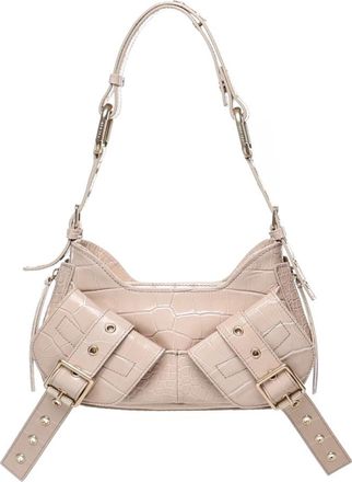 Francesco Biasia Shoulder Bags - Dames - Schoudertassen - Beige - ONE Size - Leer - Tassen