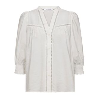 Co'Couture Overhemden, Dames, Wit, XL, Blouses