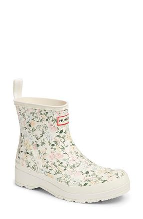 Hunter Original Play Waterproof Boot in Cloud Dancer Multi at Nordstrom, Size 11