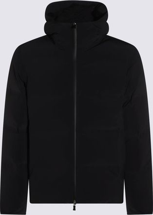 Herno Coats Blacks And Greys-Uomo