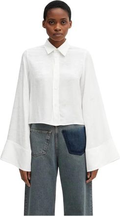 Maison Margiela Shirts - Dames - Overhemden - Wit - M - Overhemden