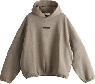 Fear of God Felpa con logo e cappuccio - Marrone