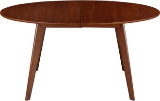 Miliboo Mesa De Comedor Extensible Dise&ntilde;o Nogal L150-200 Marik