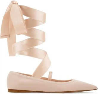 Ferragamo Leather Ballet Flats - Womens - Bos Taurus/Lambskin/Goat Skin/Calf Leather