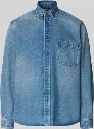 Boss Orange by Hugo Boss BOSS Orange Regular Fit Jeansjacke aus reiner Baumwolle Modell LAMBEY BO FLEAK in Jeansblau, Gr&ouml;&szlig;e XXXL