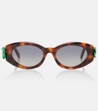Dior Occhiali da sole ovali Dior Clover B1F