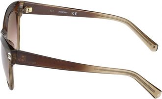 Swarovski Womens SK0171 47G Sunglasses - Brown - One Size