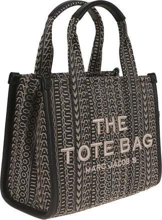 Marc Jacobs Shopper & Totes - Jacquard Fabric Small Tote With Embroidered Monogr - Gr. unisize - in Braun - für Damen