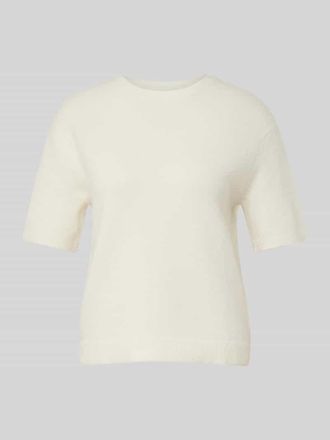 Christian Berg Strickshirt aus Woll-Mix mit Rundhalsausschnitt in Offwhite, Gr&ouml;&szlig;e XL