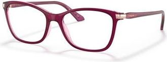 Vogue Eyewear 53mm Rectangle optical glasses in Violet at Nordstrom