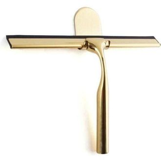 OEM Escobilla De Ducha De Acero Inoxidable Dorado Para Ba&ntilde;o, Escobilla De Ducha De Vidrio Ancha [9,8], Silicona De Alta Calidad, Ducha Con Soporte Sin Tal