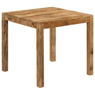 vidaXL Vidaxl - Mesa De Comedor De Madera Maciza De Mango 82x80x76 Cm