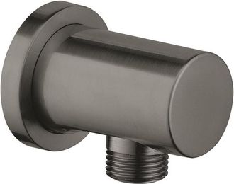 GROHE Rainshower Wandaansluitbocht - ronde rozet - brushed hard graphite