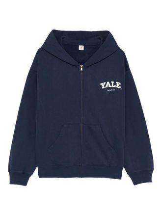 Sporty & Rich zip-up hoodie - Blue