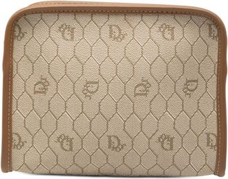Dior Pre-owned Dior Honeycomb Coated Canvas Pouch IWESQSNL9JPTWSXV