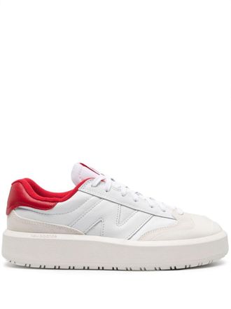 New Balance CT302 leather sneakers - men - Rubber/Rubber/Calf Leather/Calf Suede/Fabric - 6 - White