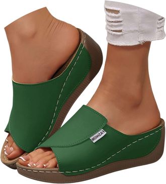 Generic 2026 New Womens Orthotic Wedge Sandals VivaStep Sandals Ergonomic & Non Slip Sandals for Orthopaedic Womens Open Toe Slippers