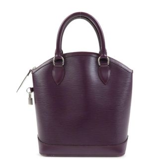 Louis Vuitton Lockit Epi Leather Purple Leather Handbag (Pre-Owned)