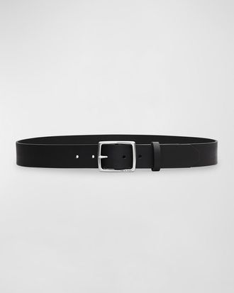 Rag & Bone Men & apos;s Rugged Leather Belt