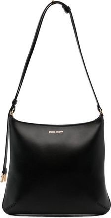 Palm Angels large Giorgina shoulder bag - women - Calf Leather/Cotton - OS - Black