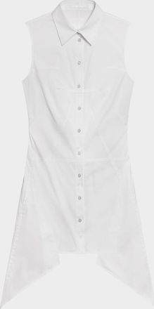 Helmut Lang Sleeveless Bustier Shirtdress