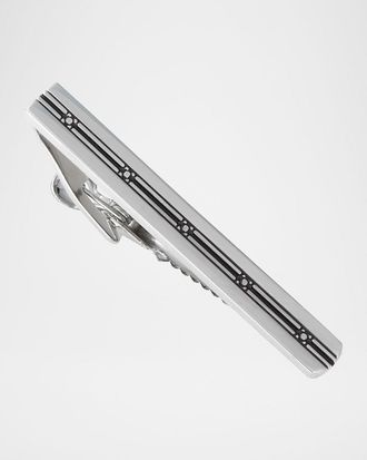 Link Up Men & apos;s Square Pattern Tie Bar