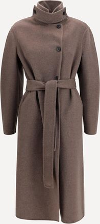 Fabiana Filippi Long double faced wool and cashmere Coat Female 40