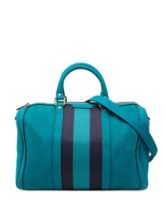 Gucci 2000-2015 Nubuck Web Joy satchel - Blue